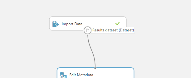 Microsoft Azure - Result Dataset - Import Data